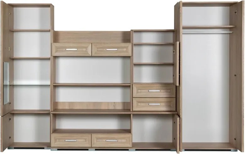 Obývacia stena Paulina, sonoma