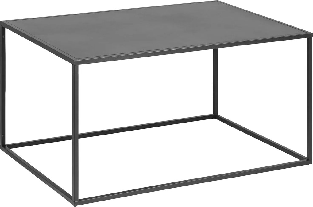 Dizajnový konferenčný stolík Addax, 90 cm, čierna