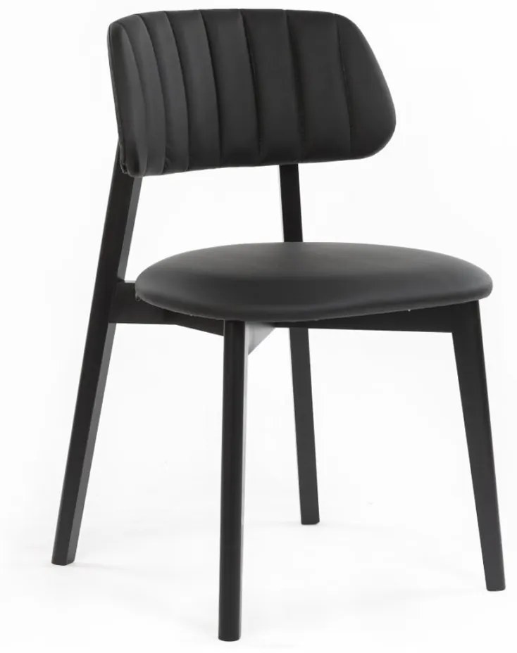 MARY UP DREVENÁ STOLIČKA black