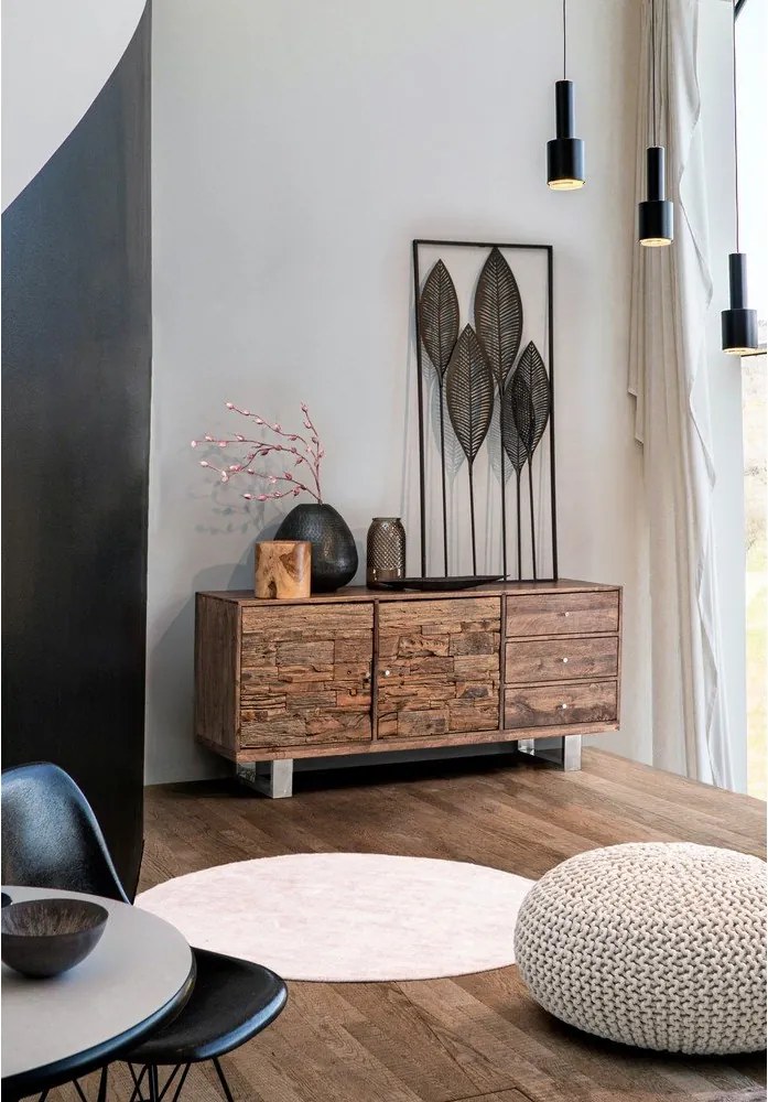 Kovová nástenná dekorácia 61x135 cm Adhira – Bizzotto