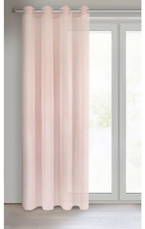 DECOREUM Záves ušitý s jemnou štruktúrou dažďových kvapiek 140 cm x 250 cm modrá 100 % polyester Rozmer varianty: 350 cm x 250 cm, Farba varianty: Biela 53623