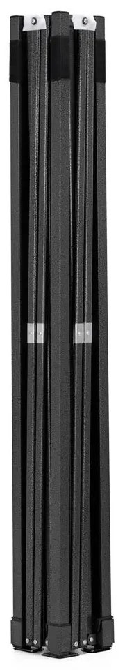 Nožnicový stan 3×3 m – záhradný pavilón pre veľtrhy, expresné akcie a catering, sivý Springos GP0003