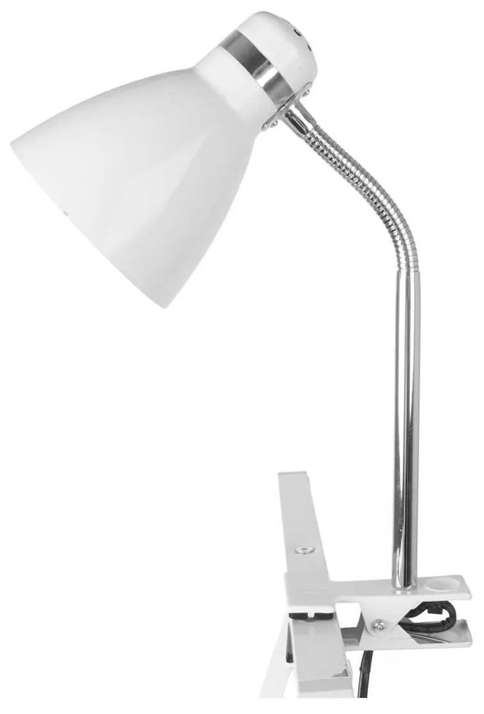 Lampa s klipom Study biela 28 x 34 cm