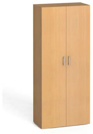 Kancelárska skriňa s dverami PRIMO KOMBI, 4 police, 1865 x 800 x 400 mm, buk