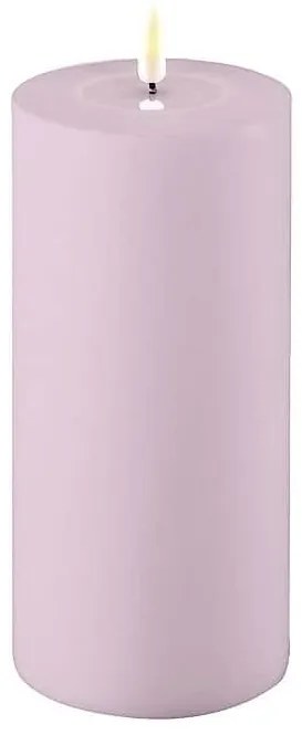 DeluxeHomeart Vonkajšia LED sviečka Dusty Pink 20 cm
