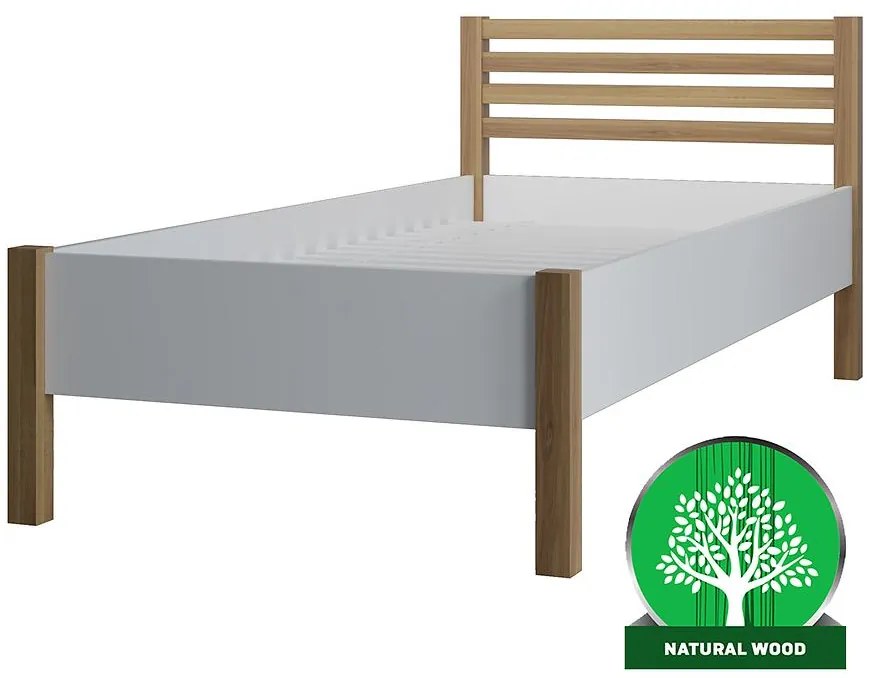 Posteľ Oskar 90x200 biely