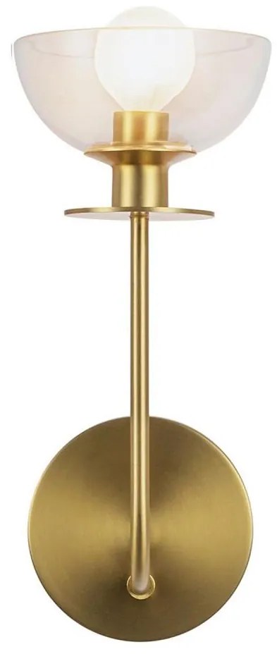 Alora Mood ALM-SYLVIA-1WB-BG-CL - Nástenné svietidlo SYLVIA 1xE14/40W/230V zlaté