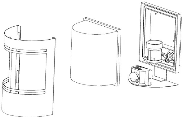 Eglo 99565 - Vonkajšie nástenné svietidlo CERNO 1xE27/40W/230V IP44