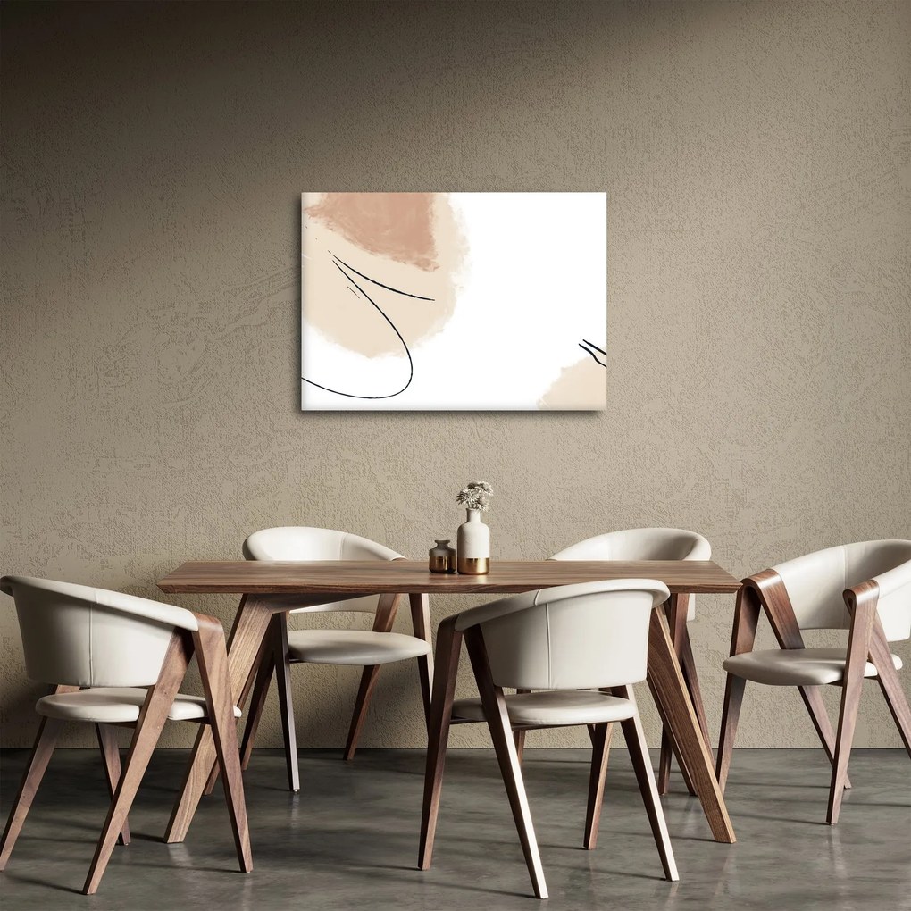 Obraz - Biela abstrakcia (70x50 cm)