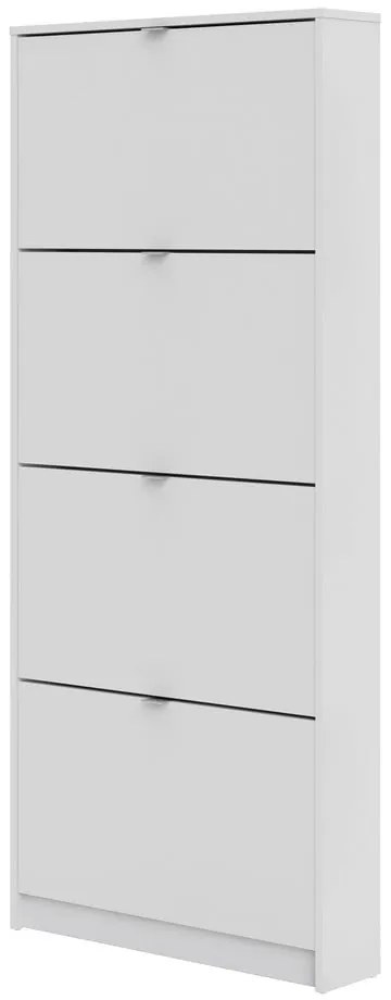 Biela výklopná skrinka na topánky Shoes – Tvilum