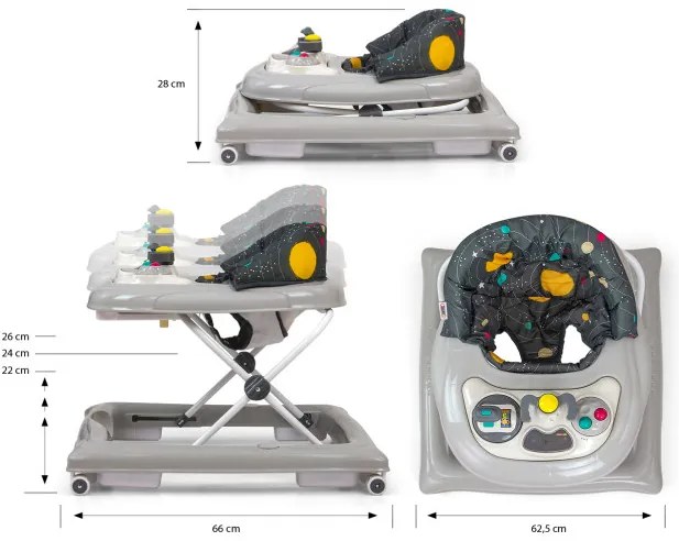 Detské chodítko Patrol vesmír