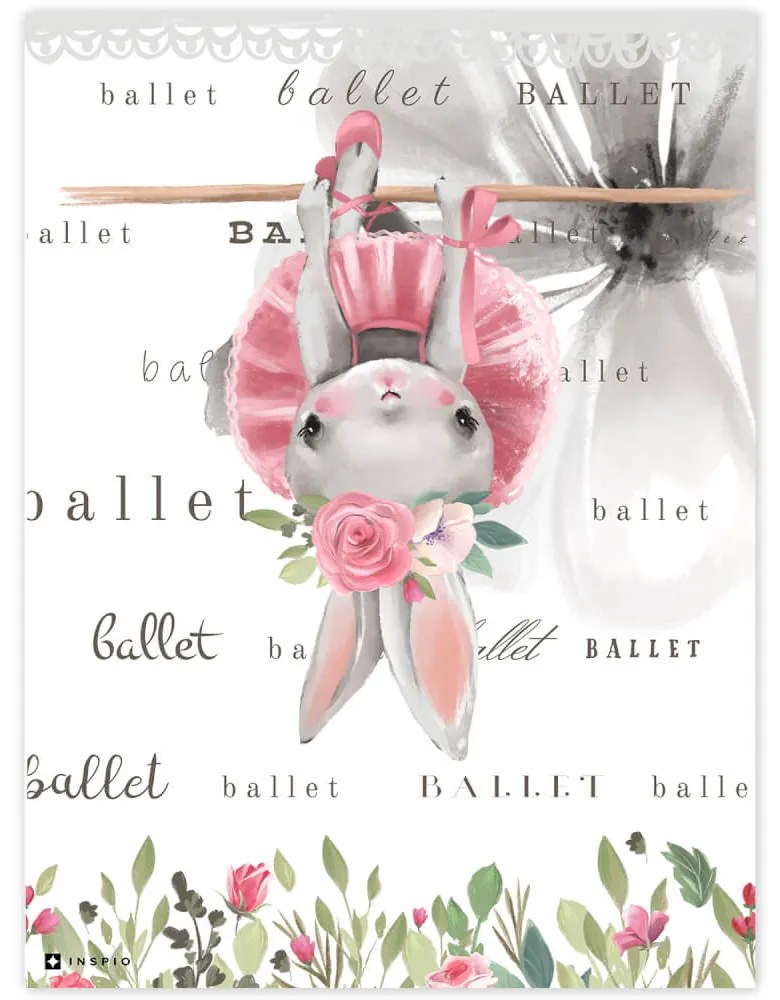 Dekoračný obraz do izby - Zajačik a balet
