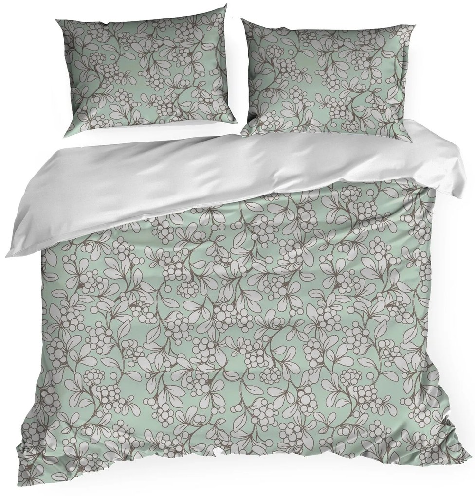 SATÉNOVÉ OBLIEČKY DEMI2 200X220 CM, 2 KS 70X80 CM VZOROVANÉ