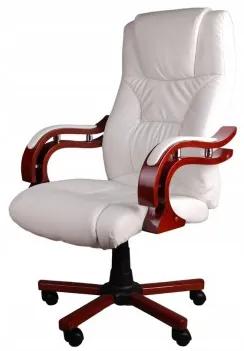 Sammer Kancelárske kreslo s masážnou funkciou v bielej farbe BSL002M