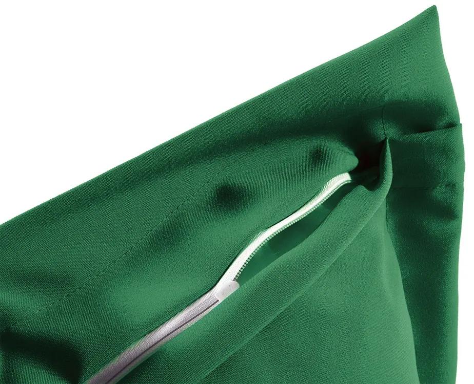 Biante Dekoračná obliečka na vankúš s lemom Rongo RG-056 Zelená 50 x 50 cm