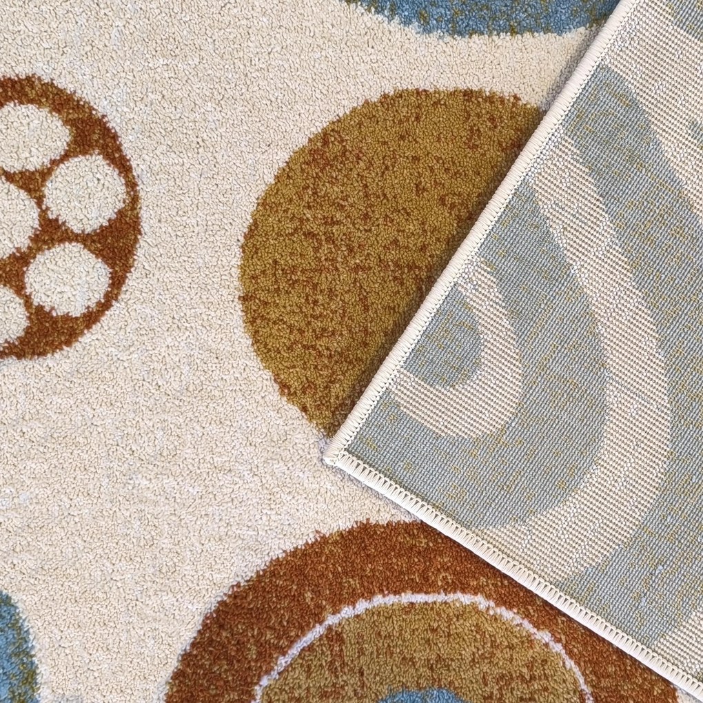 DY Detský farebný koberec s geometrickými vzormi Lovi 02 Rozmer: 160x220 cm