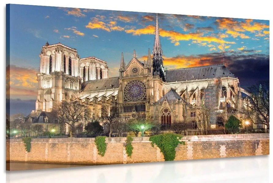 Obraz katedrála Notre Dame Varianta: 60x40