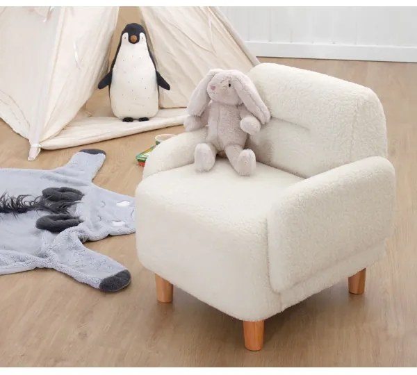 Detské kreslo LORY biele