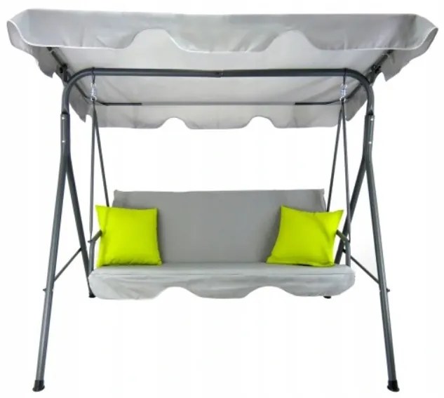 Záhradná hojdačka DOLLI 170 cm sivá