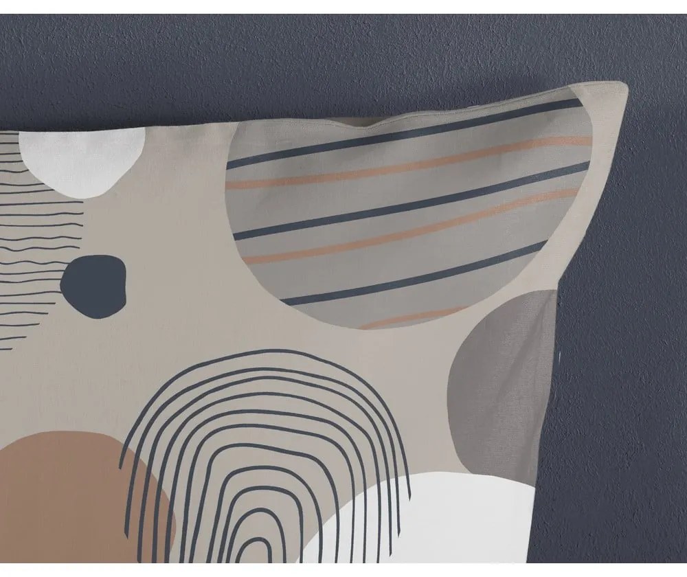 Sivé bavlnené obliečky na jednolôžko/predĺžené 140x220 cm Hendrik – Good Morning