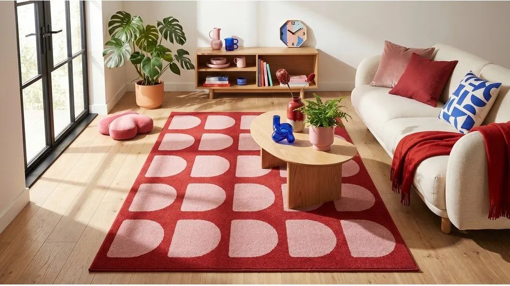 Červený/ružový koberec 120x170 cm Pomegranate – ESTE
