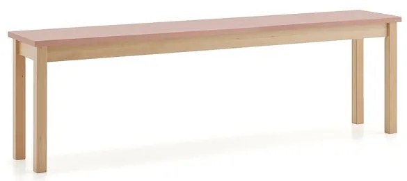 Lavica ZET, 1800x440 mm, tmavoružová