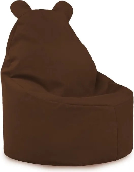 Detské kreslo Sako TEDDY – mäkké plyšové kreslo pre najmenších Farba: Čierny