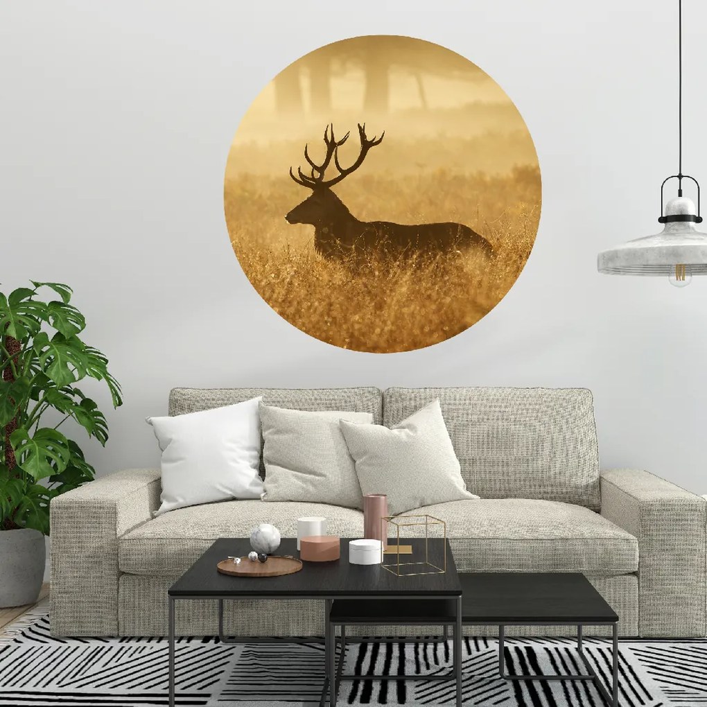 100x100cm Jeleň 3 - textilná nálepka na stenu Veľkosť: 100 cm