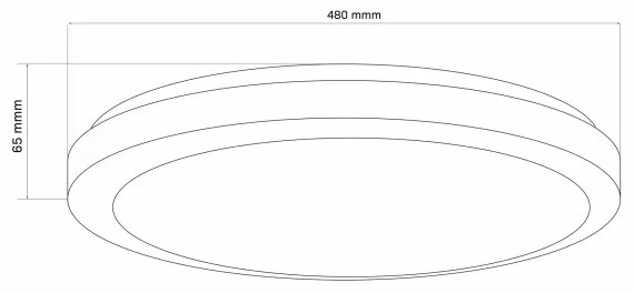 LED Stmievateľné stropné svietidlo MARIAN LED/72W/230V 3000-6000K + DO