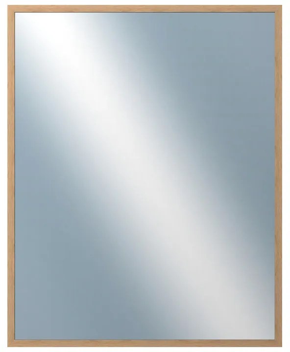 DANTIK - Zrkadlo v rámu, rozmer s rámom 80x100 cm z lišty KASSETTE dub (2863)