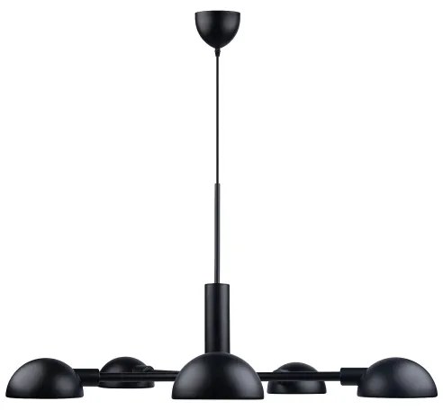 DFTP by Nordlux - Luster na lanku NOMI 5xE14/8W/230V čierna