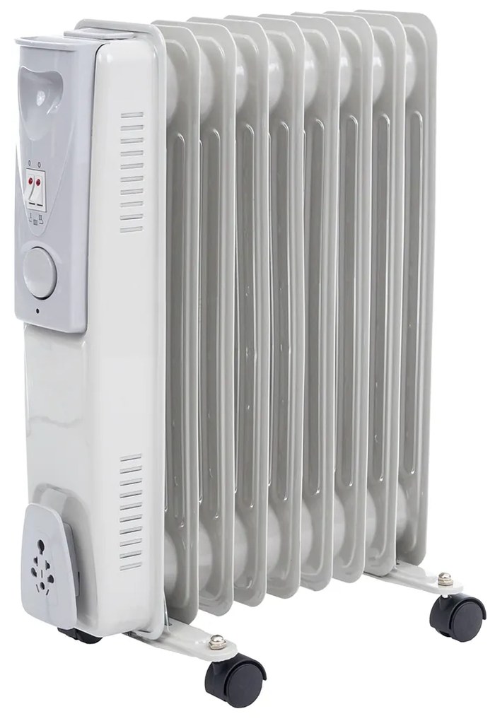Elektrický olejový radiátor NB-1011 2000 W - biela