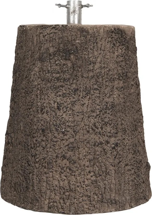 Hnedý stojan na stromček v tvare pňa Christmas Tree - Ø 41*53 cm