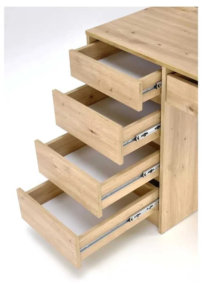 Toaletný stolík Hollywood XL, dub artisan