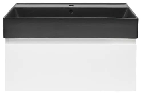 Kúpeľňová skrinka s umývadlom SAT B-WAY 79x30x45 cm biely lesk BWAY80WU2B