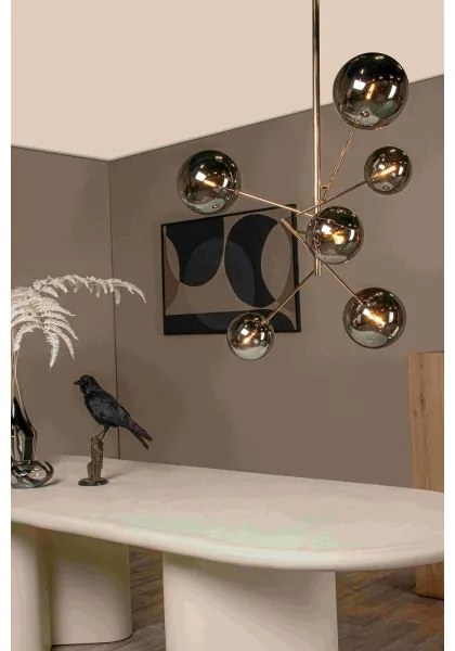 Lucide 46417/06/10 - LED Luster na tyči ALARA 6xG4/1,5W/230V zlatá