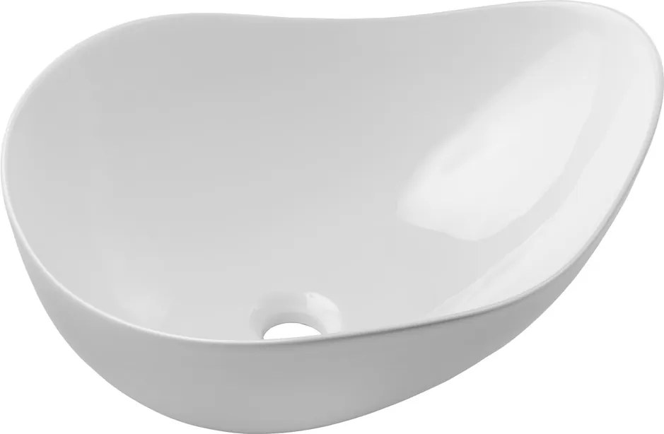 Závesná skrinka Aster Ovalia Cloud s umývadlom 120 cm dub cremona/zelená