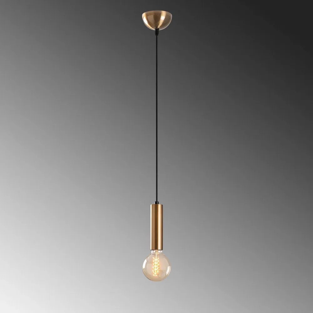 Závesné svietidlo v zlatej farbe ø 4 cm Tempo – Opviq lights