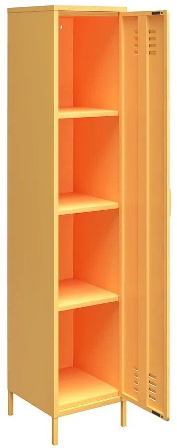 Žltá kovová komoda Novogratz Cache, 38 x 185 cm