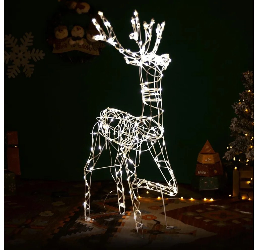 Brilagi - LED vonkajšia vianočná dekorácia LED/3,6W/31/230V 2700K 120 cm IP44 sob