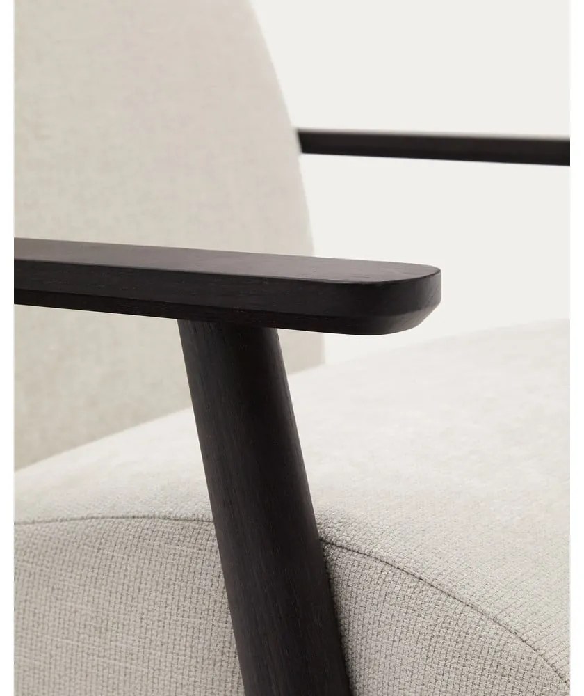 Béžové/krémové ženilkové kreslo Meghan – Kave Home