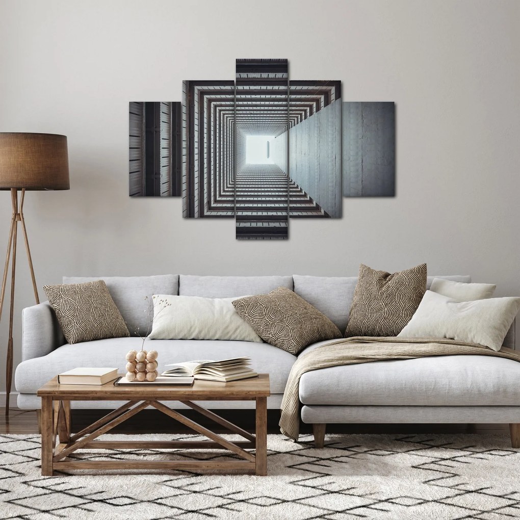 Obraz - Pohľad zvnútra budovy (150x105 cm)
