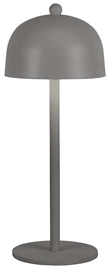 LED stmievateľná dobíjacia stolná lampa LED/1W/5V 3000-6000K 1800 mAh sivá