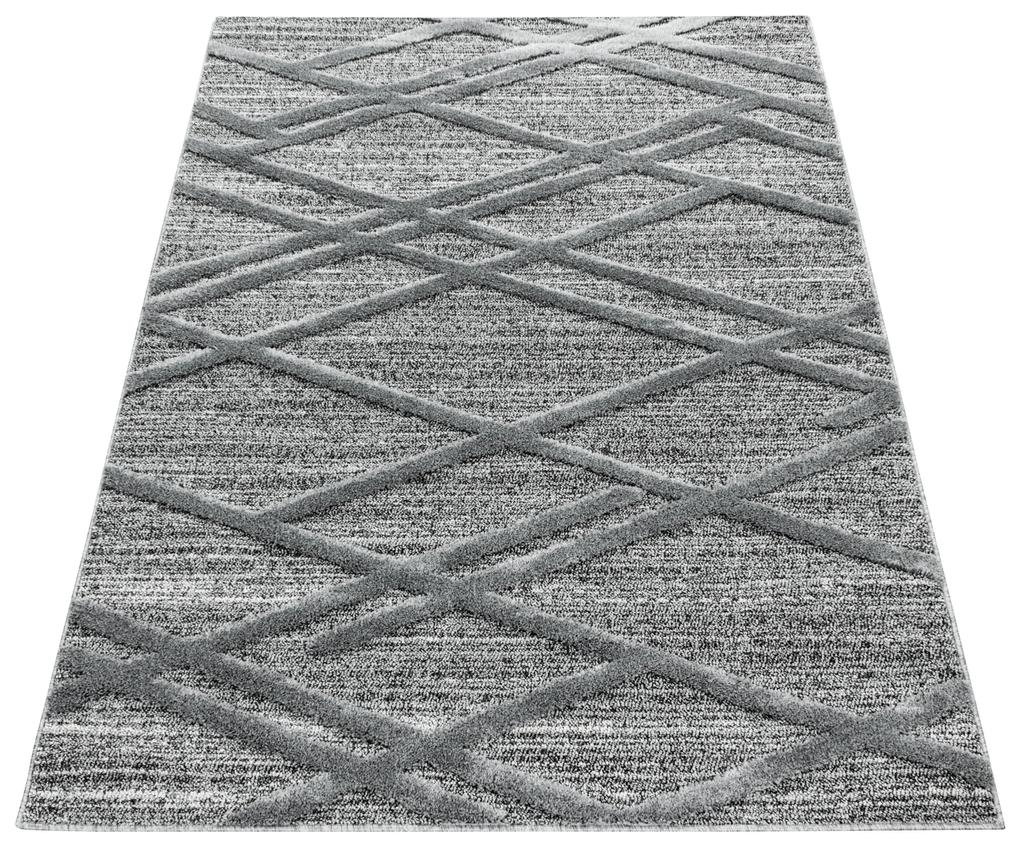 Ayyildiz Kusový koberec PISA 4706, Sivá Rozmer koberca: 80 x 150 cm
