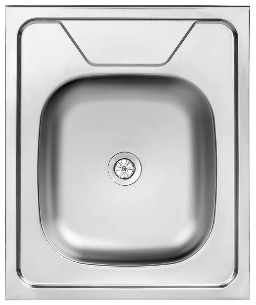 Kuchinox 60, 1-komorový nerezový drez 500x600x160 mm, oceľová, LAV-SK6_010T