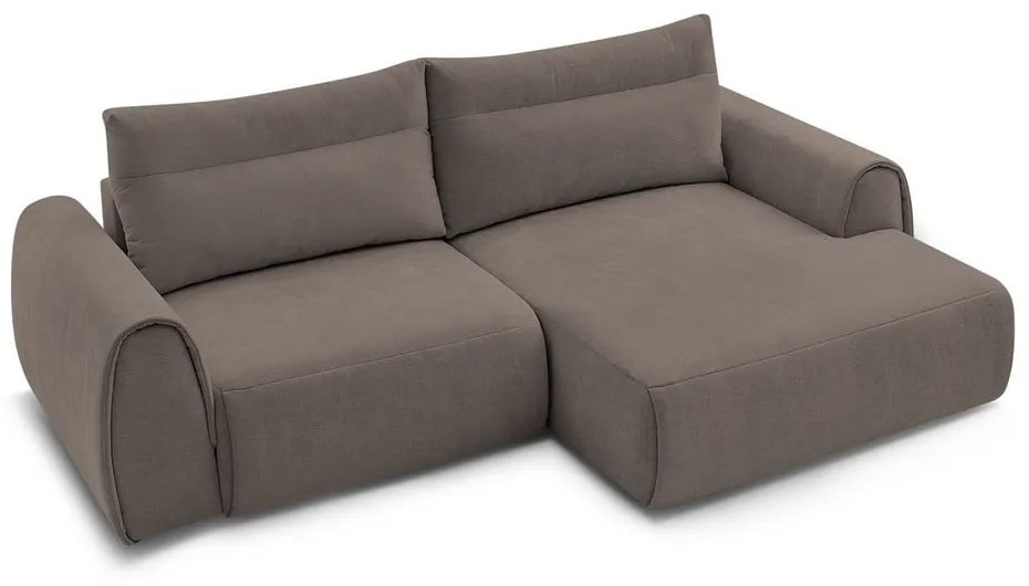 Hnedá rohová pohovka Aden – Bobochic Paris