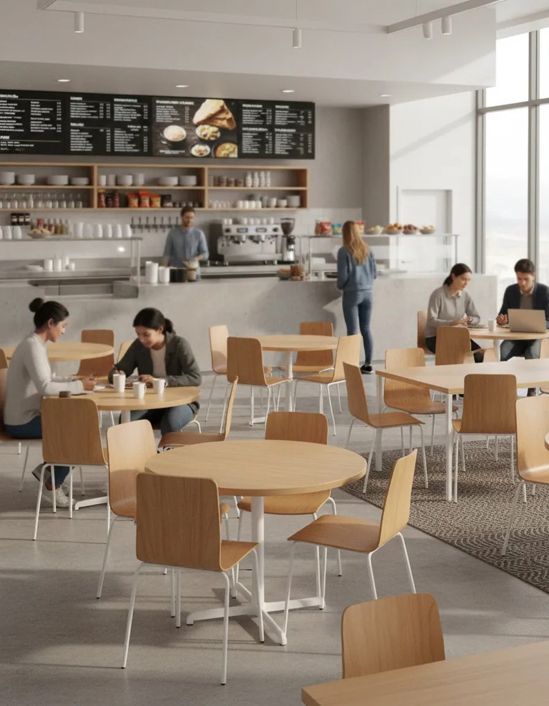 Stolička Skin Steel wood