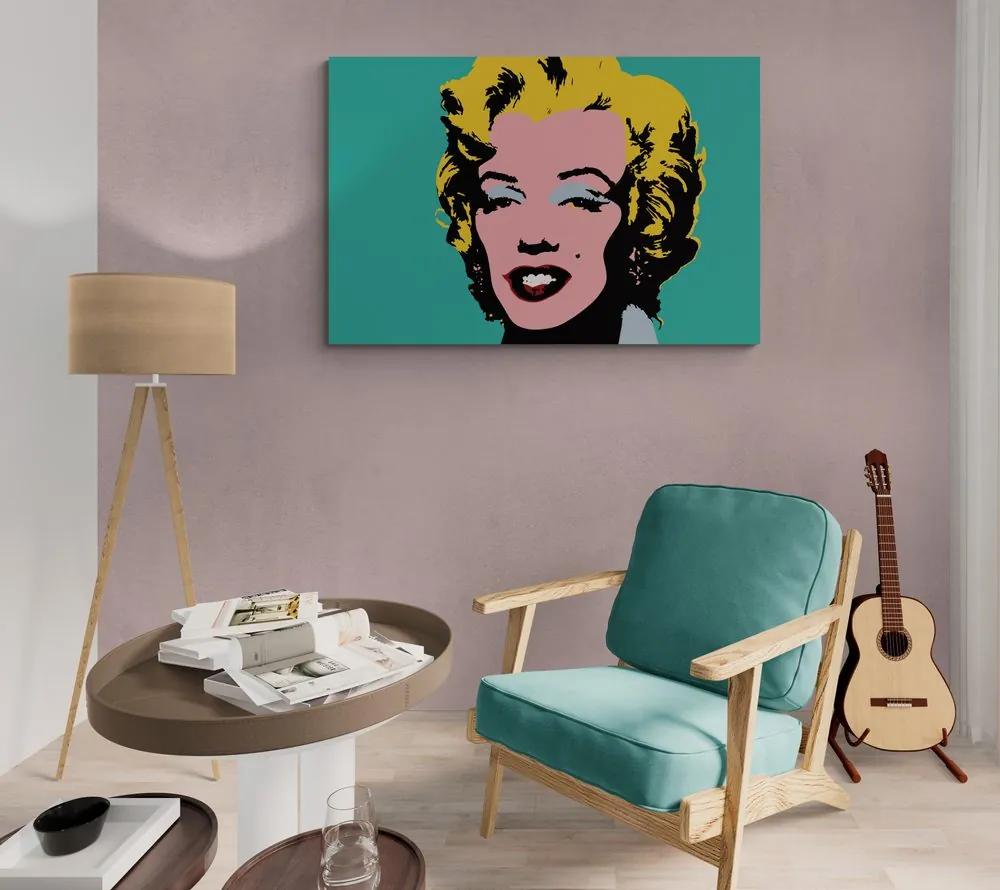 Obraz ikonická Marilyn Monroe v pop art dizajne Varianta: 90x60