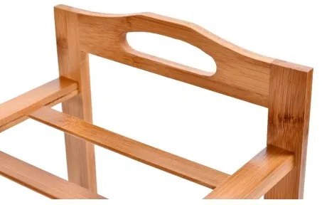 Botník ASTARIA 3 úrovne, bambusový