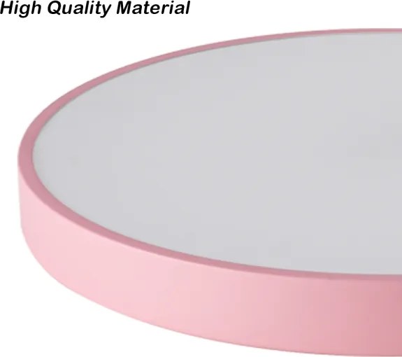 Brilagi - LED stmievateľné stropné svietidlo POOL, 48 W, 230 V, 3000–6000 K, 40 cm, ružové, s diaľkovým ovládaním